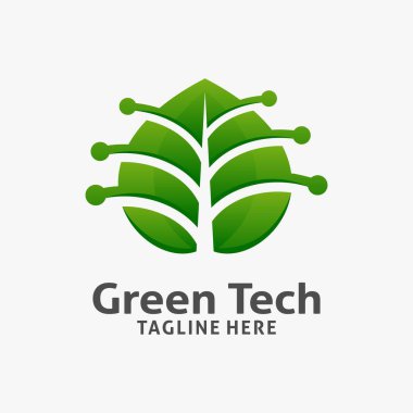 Yeşil teknoloji logo tasarımı
