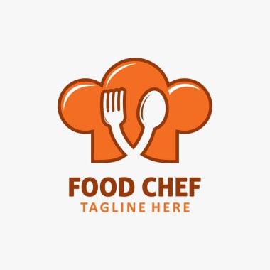 Yemek şefi logosu tasarımı