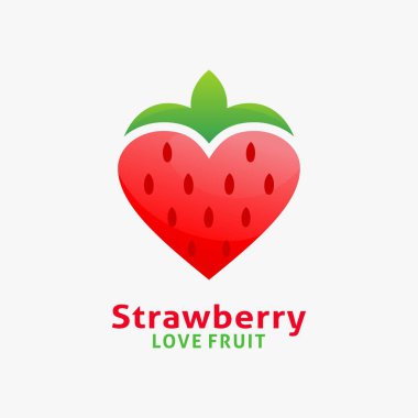 Çilekli logo tasarımına bayılırım.