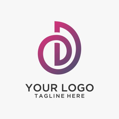 DD harfi logo tasarımı