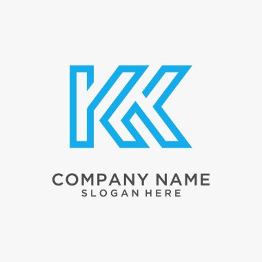 harf kk logo tasarımı