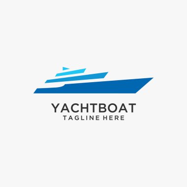 Yacht ship logo design