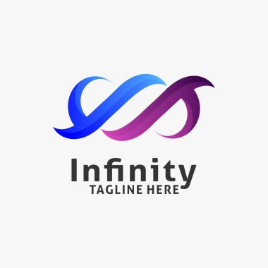 Yaratıcı sonsuzluk logosu tasarımı