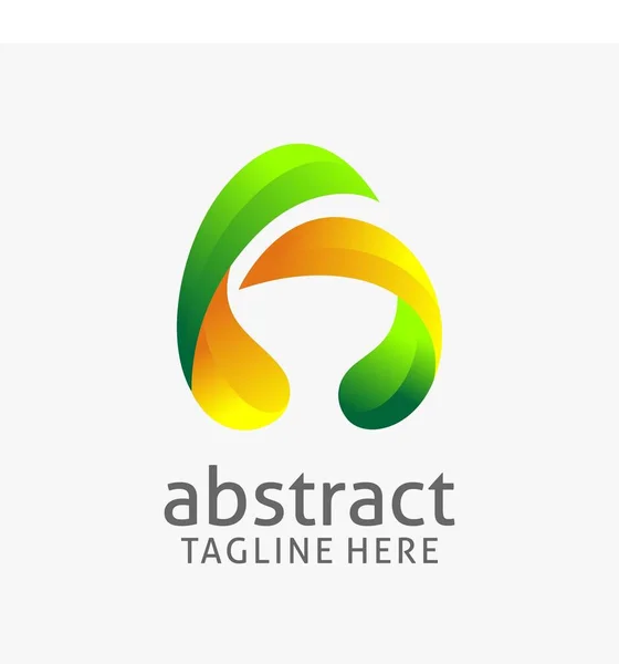 Letter Abstract Logo Design — Stockvektor