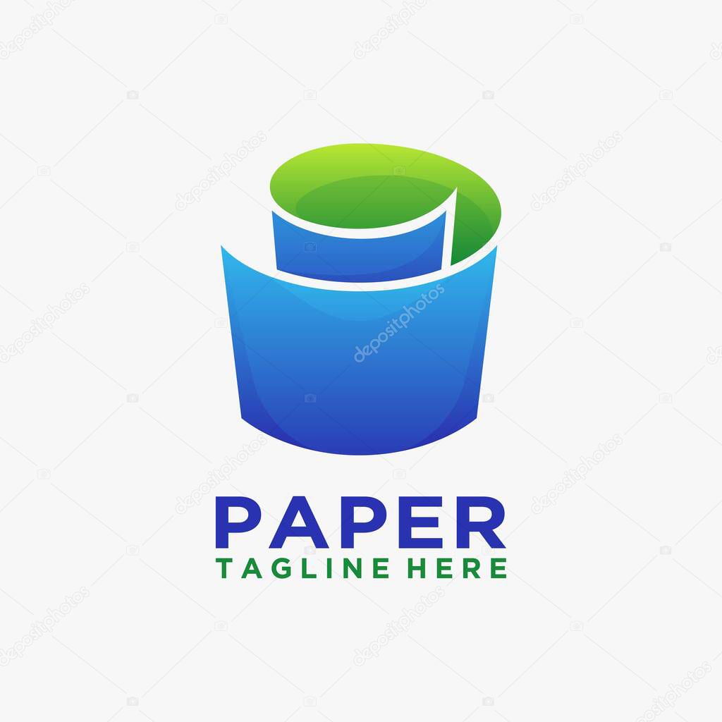Creative paper logo design