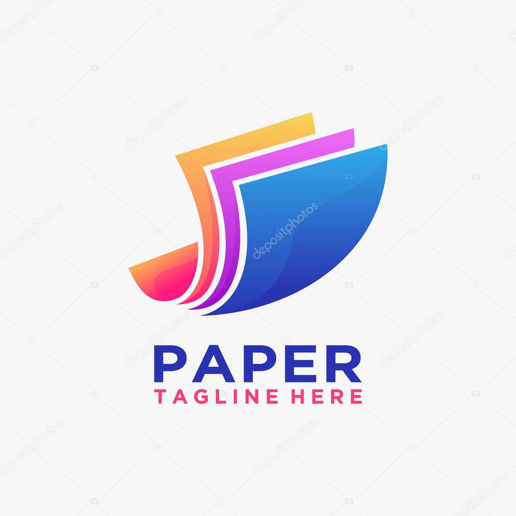 Creative paper logo design