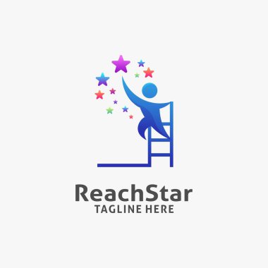 Erişilen yıldız logosu tasarımı