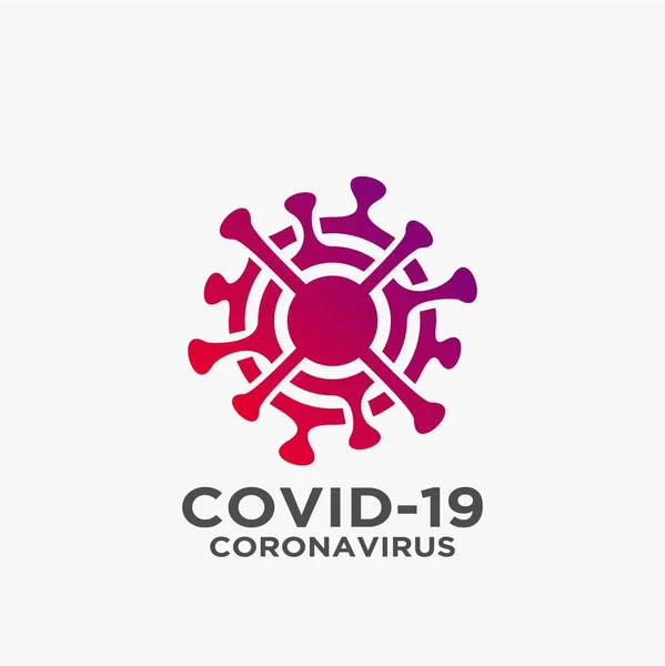 Corona病毒标志设计 — 图库矢量图片