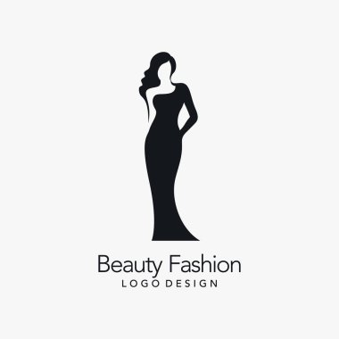 Güzellik moda logosu tasarımı