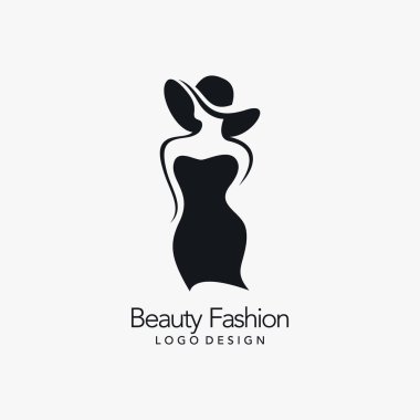 Güzellik moda logosu tasarımı