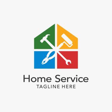 Ev servisi araçları logo tasarımı