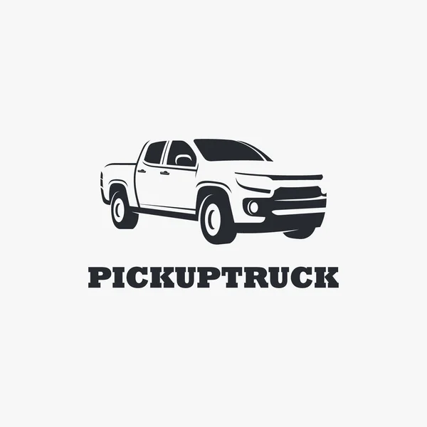 Pickup Camion Logo Design — Vettoriale Stock
