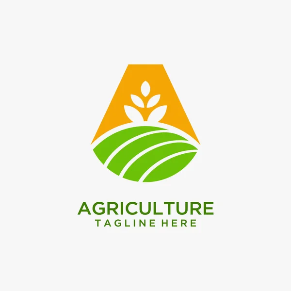 Letter Agriculture Logo Design Royalty Free Stock Vectors