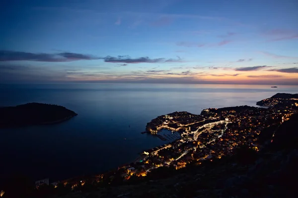 stock image This view of Dubrovnik was taken on the way to Cable Car Panorama.