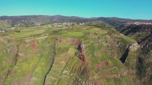 What Beautiful Landscape North Madeira Portugal Captured Drone — Stock Video
