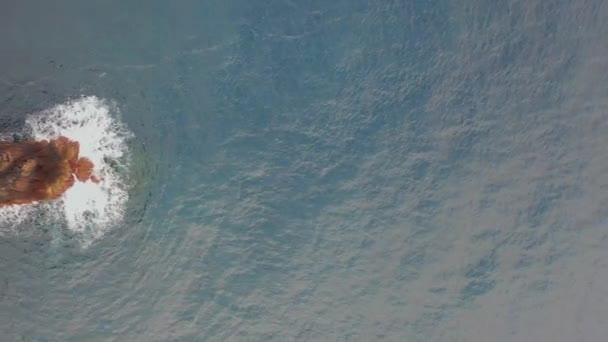 Stunning Drone Footage Beautiful Volcanic Island Called Madeira Portugal Ribeira — Stockvideo