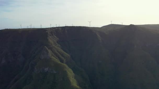 Wonderful Flight Pica Cana Viewing Platform Madeira Portugal Various Wind — Stockvideo