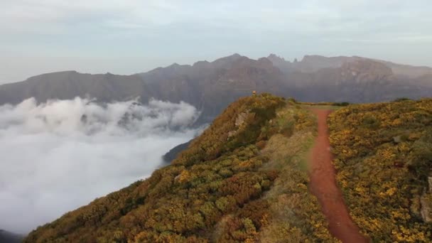 Amazing View Portuguese Viewpoint Called Bica Cana Wonderful Island Madeira — Vídeo de stock
