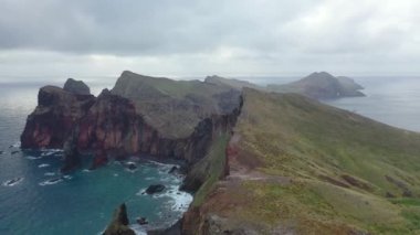 Epic scenery on the diverse island of Madeira in Portugal. Great shots on the Red Coast of Sao Loureno.