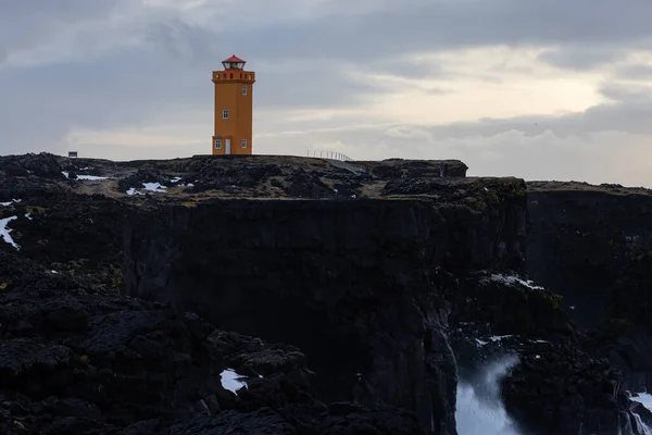Чудове Узбережжя Півночі Ісландії Утворене Вулканічними Породами — стокове фото