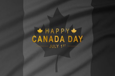 Kanada Günü. Üzerinde 