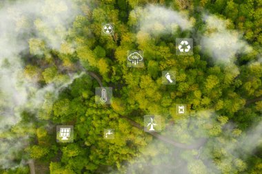 Çevre teknolojisi konsepti. Sürdürülebilir kalkınma hedefleri. SDG 'ler.