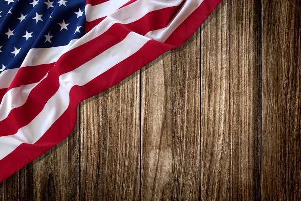 Amerikan Bayrağı Geçmişi Yazmak Için Boş Alanı Olan Abd Bayrağı — Stok fotoğraf