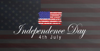 4 Temmuz Bağımsızlık Günü. ABD Bayrağı 'nın arka planı..