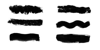 Bir dizi vektör fırça darbesi, mürekkep sıçraması ve sanatsal tasarım elementleri. Kirli suluboya dokusu, kutu, çerçeve, grunge arkaplan, sıçrama ya da sosyal medya için yaratıcı şekil. Soyut çizim.