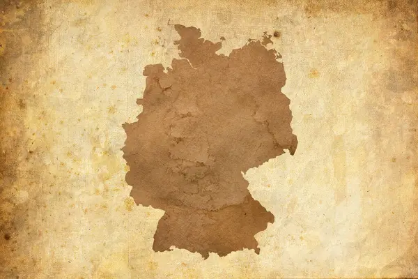 Almanya Ülke-Vektör illüstrasyonunun eski bir kağıt dokusu. Almanya 'nın Bağımsızlık Günü 3 Ekim.