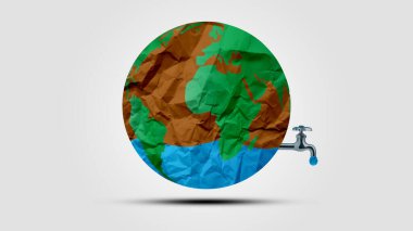 World Water Day Concept. Every Drop Matters. GROUNDWATER, MAKING THE INVISIBLE VISIBLE. Water day concept. World Earth day, environment day, and global warming concept. clipart