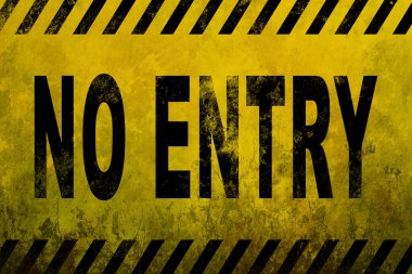 Slogan girilmiyor, dikkat arka plan uyarısı izin verilen alanı durdurun Geri alan, sarı bant kayıt ilerleme işareti güvenlik uyarı bölgesi vektör simgesi. Dikkat et, polis. Suç mahalli, yer.