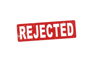 Reddedilmiş Lastik Damga. Reddedilmiş Lastik Grunge Mühür Mührü.