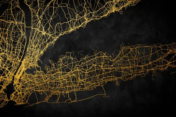 New York şehrinin altın haritası, Long Island.