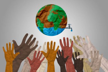 Çeşitli kültürler ve çok kültürlülük toplumu ve küresel çeşitliliği ve Afrika kökenli Amerikan ve Kafkas kültürü entegrasyonu ve gururunu uluslararası hoşgörü ile kutlayan dünya günü..