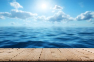 Sea Bokeh 'te tahta köprü raflarını göster