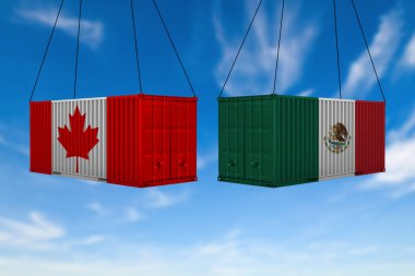 ABD Meksika ve Kanada Gümrük Savaşı, kargo konteynırları olarak Meksika ve Amerika 'nın ticari anlaşmazlığı olarak, ithalat ve ihracat kavramına karşı ekonomik bir mücadele olarak çatışmaya girmiştir..