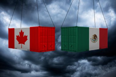 ABD Meksika ve Kanada Gümrük Savaşı, kargo konteynırları olarak Meksika ve Amerika 'nın ticari anlaşmazlığı olarak, ithalat ve ihracat kavramına karşı ekonomik bir mücadele olarak çatışmaya girmiştir..