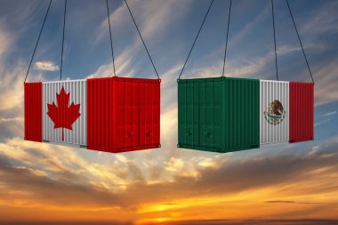 ABD Meksika ve Kanada Gümrük Savaşı, kargo konteynırları olarak Meksika ve Amerika 'nın ticari anlaşmazlığı olarak, ithalat ve ihracat kavramına karşı ekonomik bir mücadele olarak çatışmaya girmiştir..