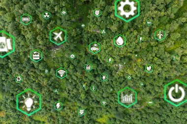 Çevre teknolojisi konsepti. Sürdürülebilir kalkınma hedefleri. SDG 'ler.