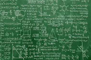 Yaratıcı vektör çizim bir matematik denklemi, matematik, matematik, fizik formülleri arka plan. Sanat tasarım ekran, blackboard şablonu. Soyut kavram grafik öğesi