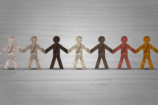 Позитивные действия, как включение разнообразия или равные возможности, как политика для системы квот на трудоустройство для меньшинств для справедливости и социальной справедливости в мультикультурном обществе.