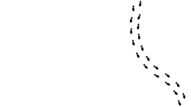 Ayak izleri var. Ayakkabı izi. Siyah insan izleri. Yolda insan ayak izi var. Ayakkabı tabanları yolda.