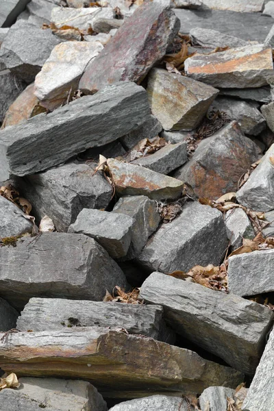 Close Stack Natural Stone Used Constructors Designers Architects Construction Material — Stock Photo, Image