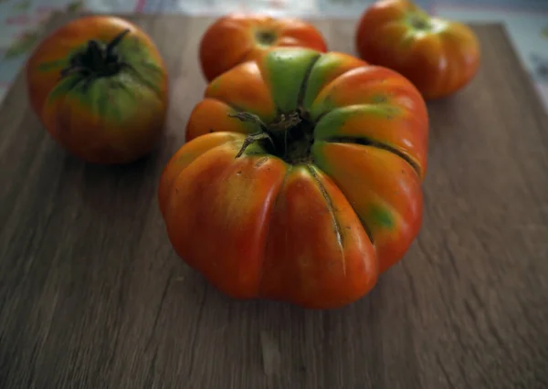 Pomidory Organiczne Ladzie Pomidor Ajasz Ankary Turkiye — Zdjęcie stockowe
