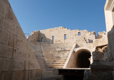 Patara antik kentinde Dünya 'nın ilk parlamento binası. Antalya, Türkiye