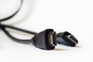 HDMI kablosu. Yüksek çözünürlüklü video iletim tipi bağlayıcısı