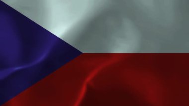 Ulusal bayrak animasyon geçmişi. Kumaş kumaş dokusu saten. Rüzgar