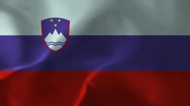 4K 'da bayrak animasyonu. Bağımsızlık günün kutlu olsun. Ulusal bayrak sallanıyor. Vatanseverlik sembolü. Bayrak hareketi grafikleri. Bayrak hareket ediyor