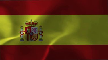 4K 'da bayrak animasyonu. Bağımsızlık günün kutlu olsun. Ulusal bayrak sallanıyor. Vatanseverlik sembolü. Bayrak hareketi grafikleri. Bayrak hareket ediyor